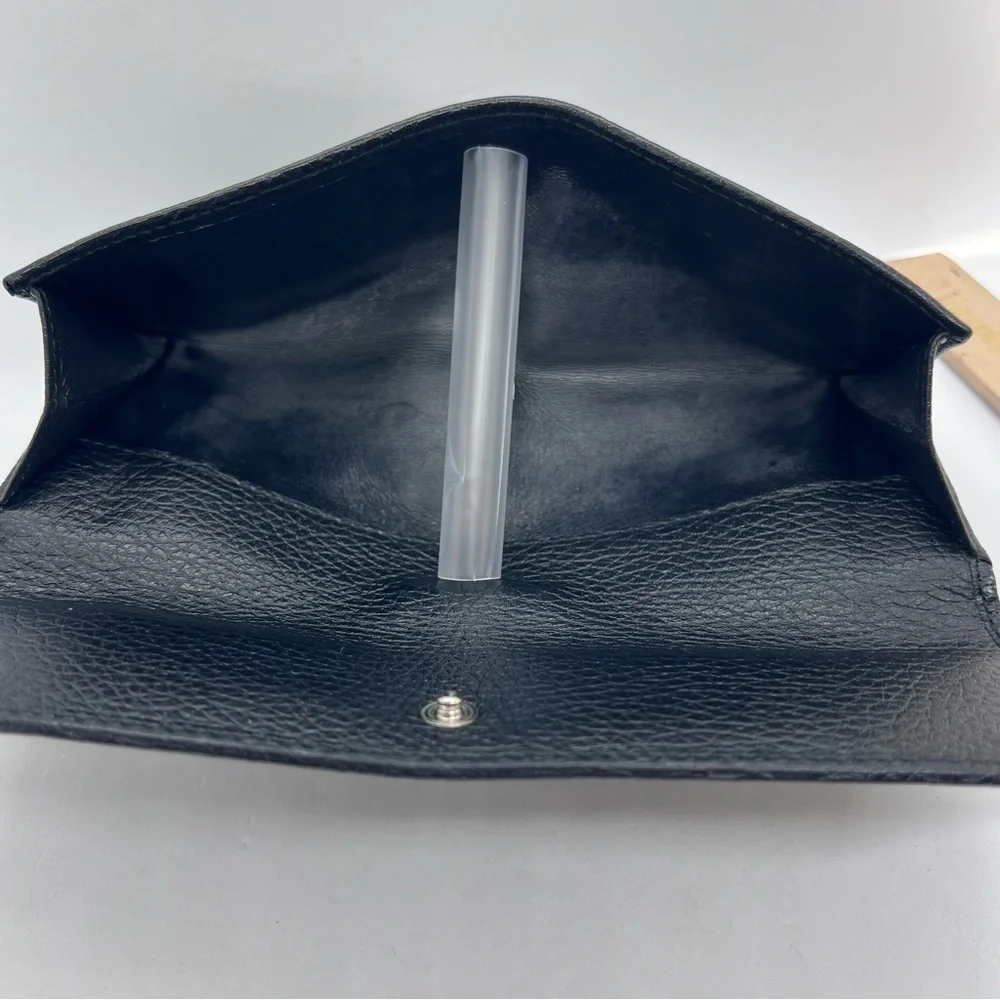 Gucci Pebbled Leather Signoria Wallet Black MSRP $650 Authentic COA - Picture 14 of 16